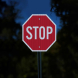Reflective Stop Parking Aluminum Sign (HIP Reflective)