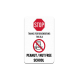Peanut Allergy Safety Stop Decal (Non Reflective)
