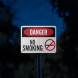 OSHA Danger No Smoking Aluminum Sign (EGR Reflective)
