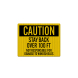 Stay Back 100 Feet Not Responsible For Damage Decal (EGR Reflective)