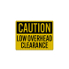 Low Overhead Clearance Decal (EGR Reflective)
