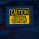 Construction Area Authorized Decal (EGR Reflective)