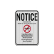 National Park Service Drone Liability Aluminum Sign (EGR Reflective)