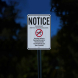 National Park Service Drone Liability Aluminum Sign (EGR Reflective)
