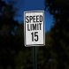 MUTCD Compliant Speed Limit Aluminum Sign (EGR Reflective)