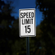 MUTCD Compliant Speed Limit Aluminum Sign (Diamond Reflective)