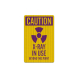 Caution X Ray In Use Beyond Point Decal (EGR Reflective)
