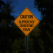 Caution Icealert Aluminum Sign (EGR Reflective)