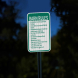 Barn Rules Aluminum Sign (EGR Reflective)