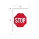 Stop Parking Lot Corflute Sign (Non Reflective)