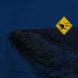 Caution Kangaroos Crossing Aluminum Sign (HIP Reflective)