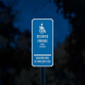 Connecticut Reserved Parking Permit Aluminum Sign (EGR Reflective)