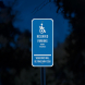 Connecticut Reserved Parking Permit Aluminum Sign (Diamond Reflective)