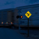 MUTCD Railroad Crossing Aluminum Sign (HIP Reflective)