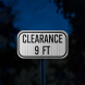 Low Clearance Crossing Aluminum Sign (HIP Reflective)