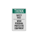 Ppe Safety Protection Equipment Aluminum Sign (EGR Reflective)
