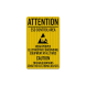 Wear Proper Electrostatic Grounding Equipment At All Times Decal (EGR Reflective)