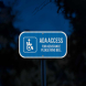 ADA Access For Assistance Aluminum Sign (EGR Reflective)