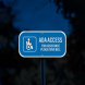 ADA Access For Assistance Aluminum Sign (Diamond Reflective)