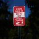 Reserved Parking For Visitors Aluminum Sign (HIP Reflective)