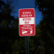 Reserved Parking For Visitors Aluminum Sign (Diamond Reflective)