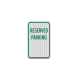 Reserved Parking Horizontal Decal (EGR Reflective)