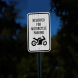 Reserved For Motorcycle Parking Aluminum Sign (HIP Reflective)