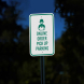 Online Order Pick Up Parking Aluminum Sign (Diamond Reflective)