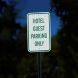 Hotel Guest Parking Aluminum Sign (EGR Reflective)