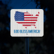 God Bless America Aluminum Sign (EGR Reflective)