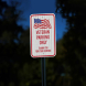Veteran Parking Only Thank You For Service Aluminum Sign (HIP Reflective)