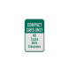 Compact Cars Only Aluminum Sign (Diamond Reflective)