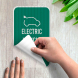 Electric Vehicle Parking Only Decal (EGR Reflective)