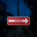 Directional Entrance Aluminum Sign (HIP Reflective)