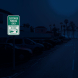 Customer Parking Only With Symbol Aluminum Sign (Diamond Reflective)