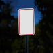 Blank Border Parking Aluminum Sign (Diamond Reflective)