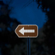 Arrow Symbol Road Aluminum Sign (EGR Reflective)