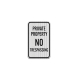 Washington No Trespassing Aluminum Sign (EGR Reflective)