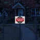 Security Equipment In Use Aluminum Sign (EGR Reflective)
