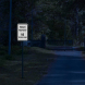North Carolina No Trespassing Aluminum Sign (HIP Reflective)