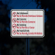 Bilingual Prohibitory No Cell Phones Aluminum Sign (EGR Reflective)