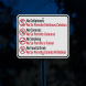 Bilingual Prohibitory No Cell Phones Aluminum Sign (Diamond Reflective)