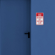 Emergency Exit Door Aluminum Sign (Diamond Reflective)