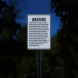 Virginia Agritourism Liability Aluminum Sign (HIP Reflective)