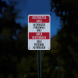 Bilingual Restricted Area Aluminum Sign (EGR Reflective)