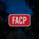FACP Aluminum Sign (EGR Reflective)