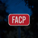 FACP Aluminum Sign (HIP Reflective)