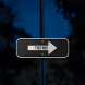 Directional This Way Road Aluminum Sign (EGR Reflective)