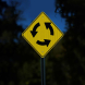 Clockwise Roundabout Symbol Aluminum Sign (EGR Reflective)