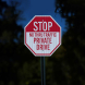 No Thru Traffic Private Drive Aluminum Sign (EGR Reflective)